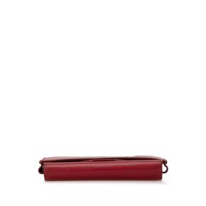 Hermes Rouge Grenat Evercolor Passant Short Wallet 3