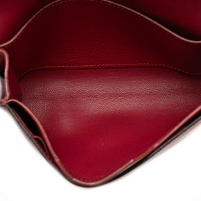 Hermes Rouge Grenat Evercolor Passant Short Wallet 4