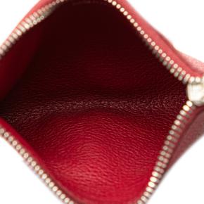 Hermes Rouge Grenat Evercolor Passant Short Wallet 5