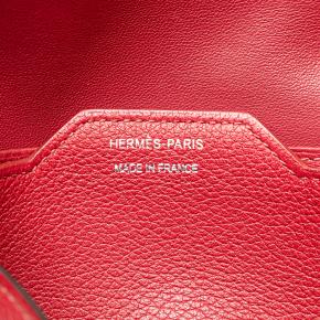 Hermes Rouge Grenat Evercolor Passant Short Wallet 6