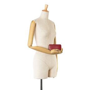 Hermes Rouge Grenat Evercolor Passant Short Wallet 8