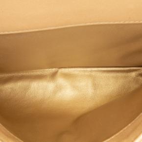 Chanel Beige Quilted Lambskin CC Logo Bar Shoulder Bag 5