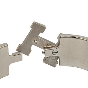 Hermes Pink Wide Enamel Clic Clac H Bracelet PM 5