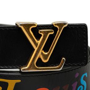 Louis Vuitton Black Monogram New Wave Belt 4