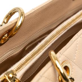 Chanel Beige Caviar Leather Grand Shopping Tote 9