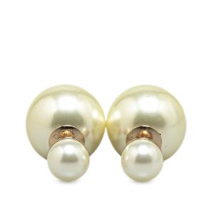 Dior Faux Pearl Tribales  Earrings 2