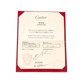 Cartier 18K Rose Gold Sapphire Ring 7