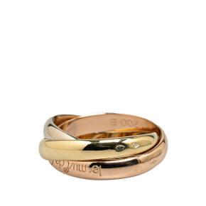 Cartier Tricolor Large Model 18K Gold Classic Trinity Ring 2