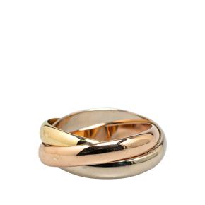 Cartier Tricolor Large Model 18K Gold Classic Trinity Ring 3