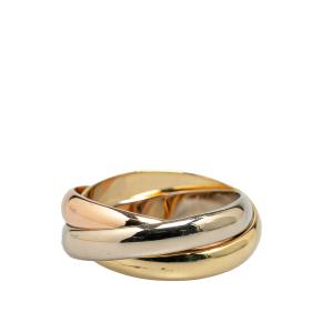 Cartier Tricolor Large Model 18K Gold Classic Trinity Ring 4