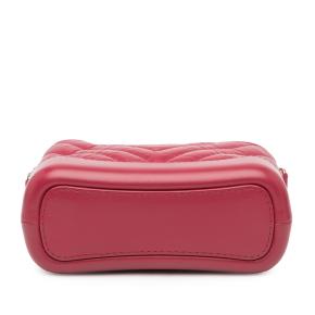 Chanel Raspberry Small Chevron Aged Calfskin Gabrielle Crossbody 3