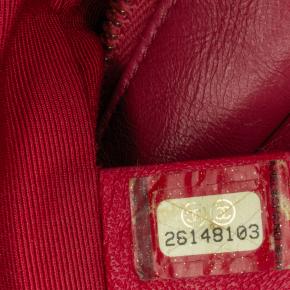 Chanel Raspberry Small Chevron Aged Calfskin Gabrielle Crossbody 7