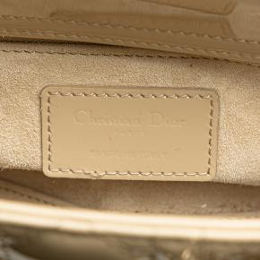 Dior Beige Patent Leather Small  Lady Dior 5