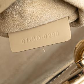 Dior Beige Patent Leather Small  Lady Dior 6