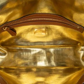 Fendi Zucca Embroidered Denim Baguette Bag 4