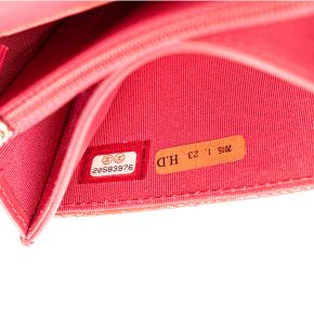Chanel Red Patent Leather Brilliant Flap Wallet 7