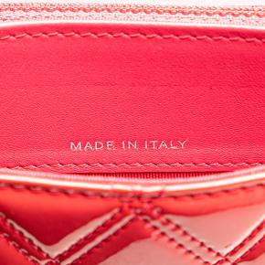 Chanel Red Patent Leather Brilliant Flap Wallet 8