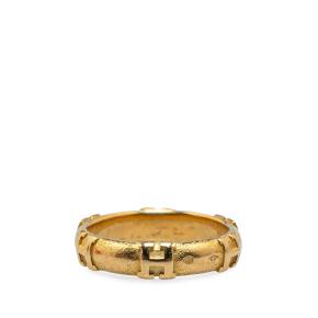 Hermes 18K Yellow Gold Fidelite Ring 3