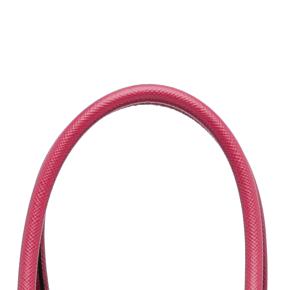 Prada Pink Medium Saffiano Cuir Double Tote Bag 14