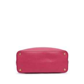 Prada Pink Medium Saffiano Cuir Double Tote Bag 4