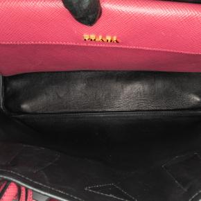 Prada Pink Medium Saffiano Cuir Double Tote Bag 6