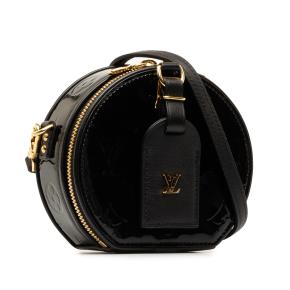 Louis Vuitton Black Vernis Mini Boite Chapeau Souple Crossbody Bag 2