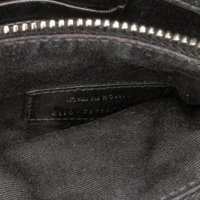 Saint Laurent Black Sheepskin Matelasse Chevron Monogram College Crossbody Bag 7