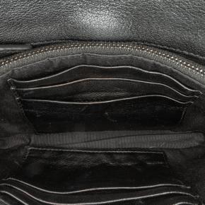 Saint Laurent Black Sheepskin Matelasse Chevron Monogram College Crossbody Bag 8