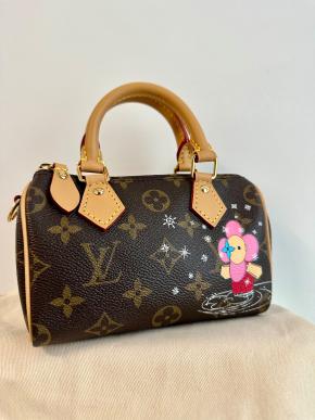 Louis Vuitton Monogrammed Coated Canvas Nano Speedy 2