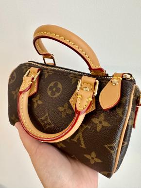 Louis Vuitton Monogrammed Coated Canvas Nano Speedy 3