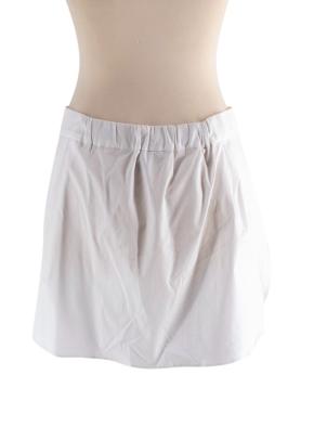 Oscar De La Renta White Pleated Mini Skirt 4