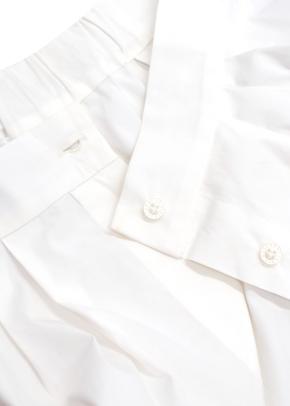 Oscar De La Renta White Pleated Mini Skirt 5