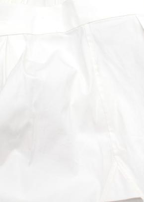 Oscar De La Renta White Pleated Mini Skirt 3