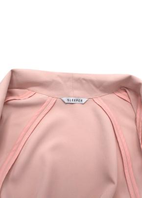 Sleeper Pink and Red Trim Belted Stretch Robe 3