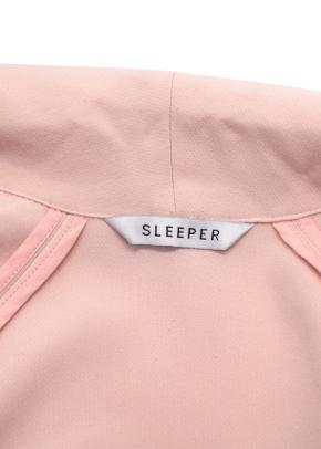 Sleeper Pink and Red Trim Belted Stretch Robe 4