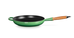 Le Creuset Signature Cast Iron 28cm Frying Pan - Bamboo Green 4