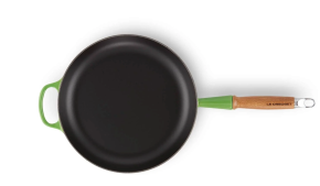 Le Creuset Signature Cast Iron 28cm Frying Pan - Bamboo Green 5