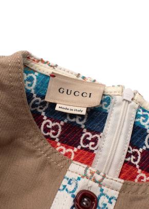 Gucci Kids Multi-coloured Jacquard Dress 4