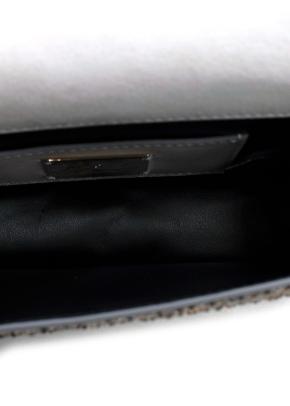 Bvlgari Silver Crystal Embellished Serpenti Forever Crossbody Bag 13