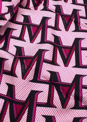 Mulberry Two Tone Pink Silk Scarf 9