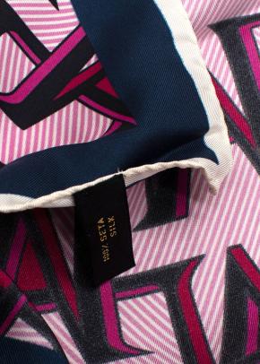 Mulberry Two Tone Pink Silk Scarf 3