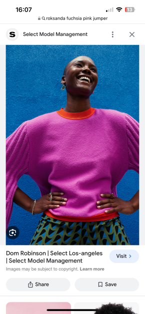 Roksanda Hot Pink/Red Wool Jumper 3