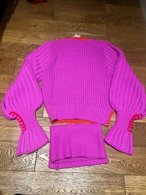 Roksanda Hot Pink/Red Wool Jumper 5