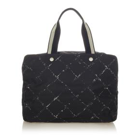 Chanel Old Travel Line Nylon Handbag 10