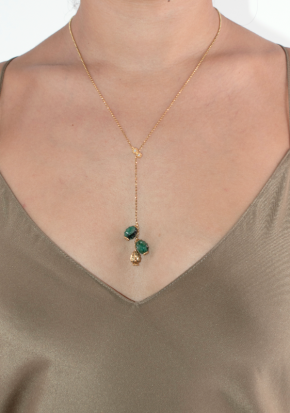 Cartier Cactus de Cartier Adventurine 18K Yellow Gold Necklace 2