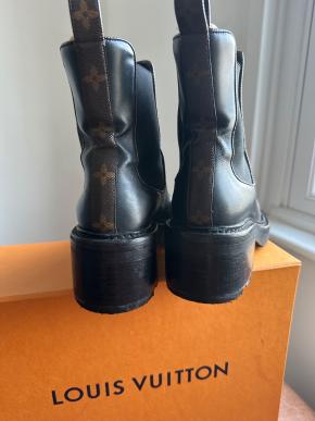 Louis Vuitton Black Beauborg Tuus Boots 12
