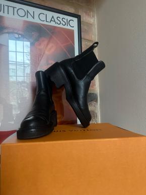 Louis Vuitton Black Beauborg Tuus Boots 9