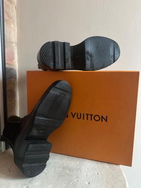 Louis Vuitton Black Beauborg Tuus Boots 6