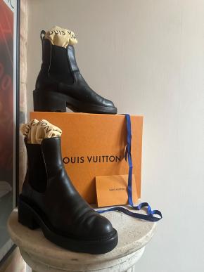 Louis Vuitton Black Beauborg Tuus Boots 3