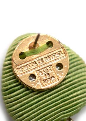 Rebecca De Ravenel Green Tiered Earrings 3